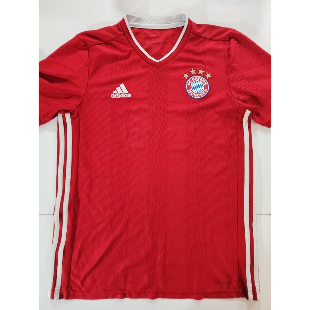 Adidas FC Bayern Munich 2020/21 Home Soccer Jersey Mens Medium M Red Read